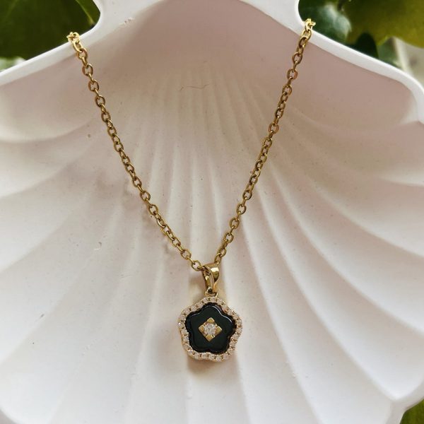 گردنبند زنانه استیل کد 2061