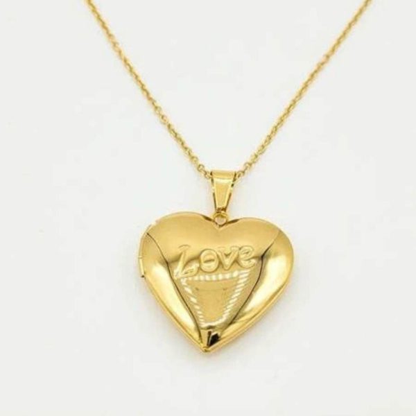 گردنبند لاکت (جای عکس)مدل love کد10305