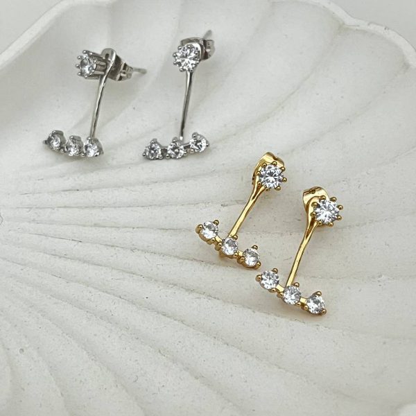 گوشواره نگین دار ۳ بعدی