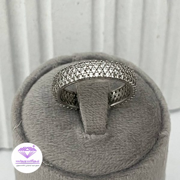 انگشتر مدل رینگ دور نگین