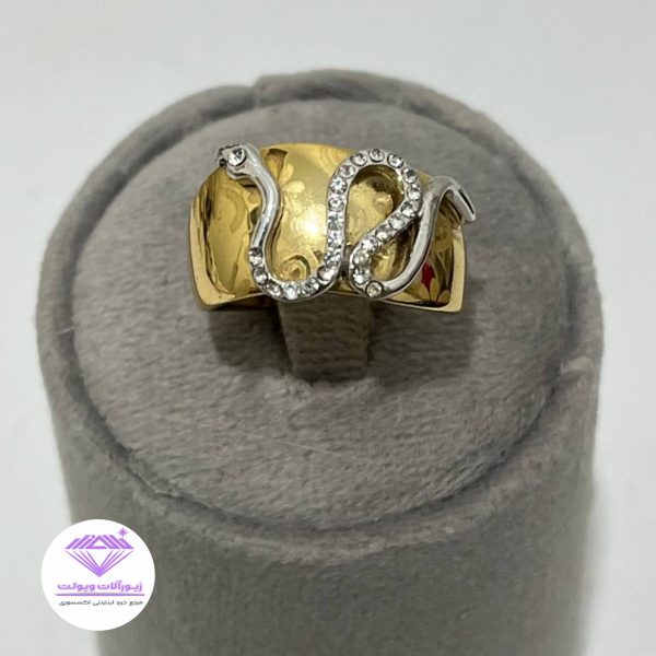 انگشتر مدل مار برجسته