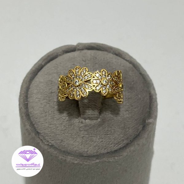 انگشتر دخترانه مدل گل