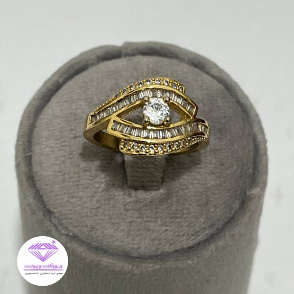 انگشتر زنانه مشابه طلا
