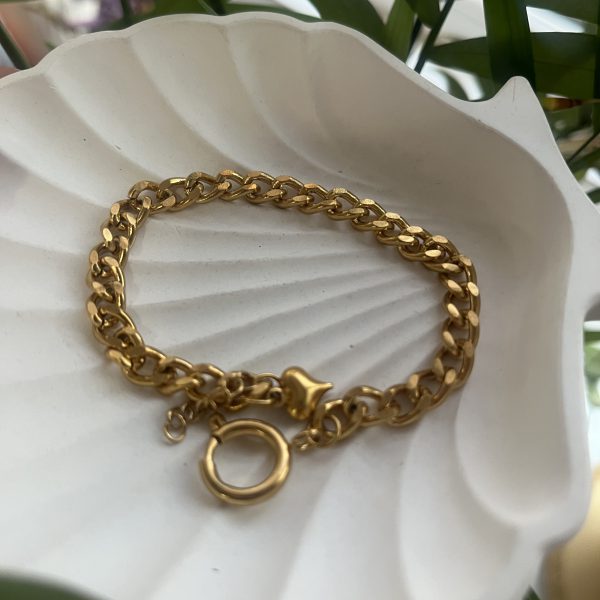 دستبند دخترانه استیل کد 4012