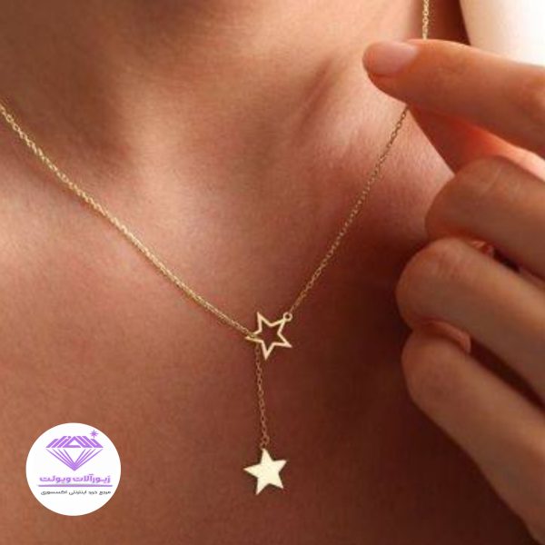 گردنبند زنانه مدل ستاره آویز | کد2005