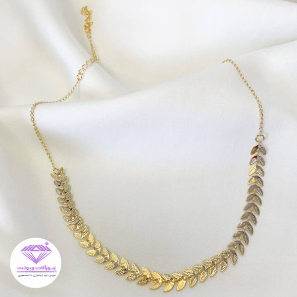 گردنبند زنانه طلایی | کد 2080