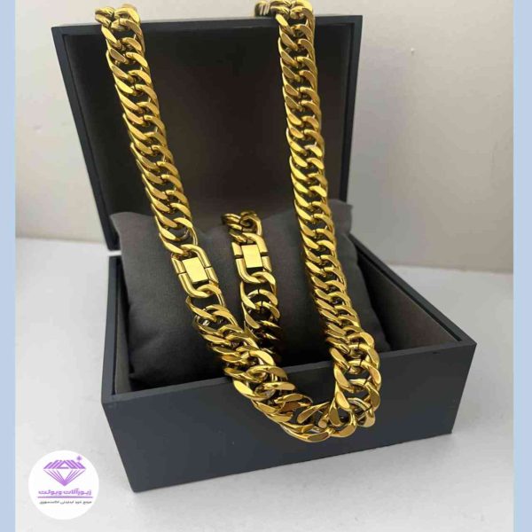 ست گردنبند دستبند مدل کارتیر | کد 3031