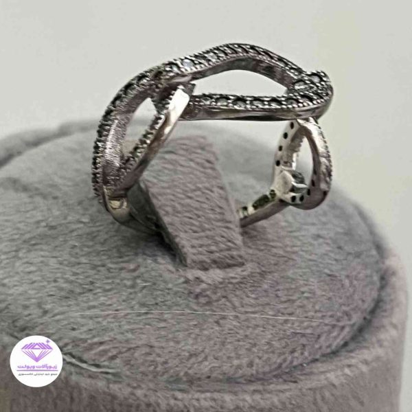 انگشتر زنانه نقره مدل کارتیر  | کد 021