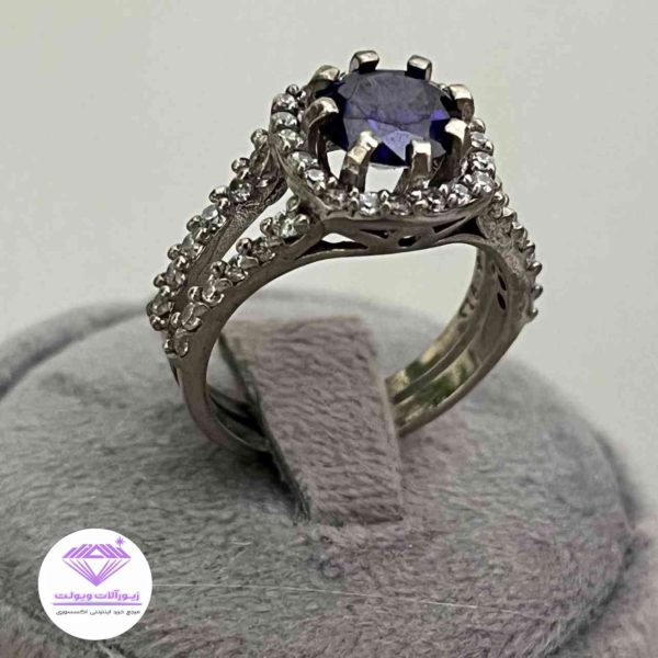 انگشتر زنانه آمیتیس طرح جواهر | کد 026