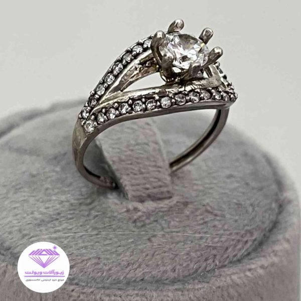 انگشتر زنانه نقره | کد 037