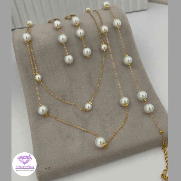 ست زنانه مدل مرواریدی | کد 1023