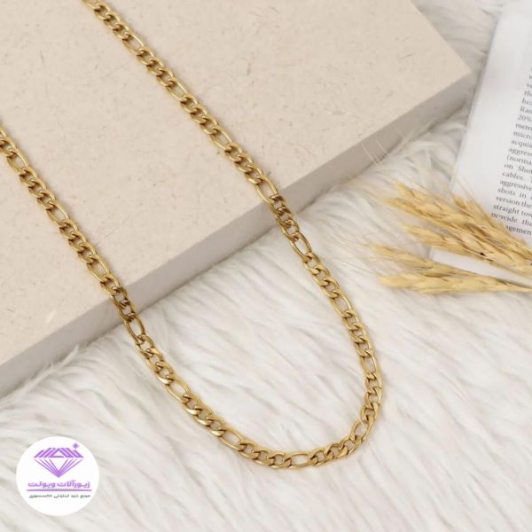 گردنبند مردانه مدل فیگارو | کد 3038