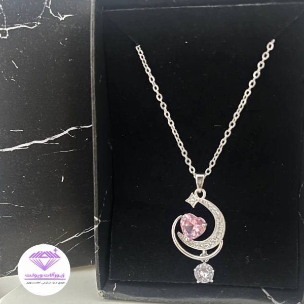 گردنبند مدل ماه | کد 2090