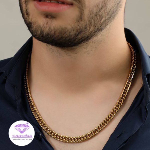 گردنبند مردانه مدل کارتیر | کد 3040