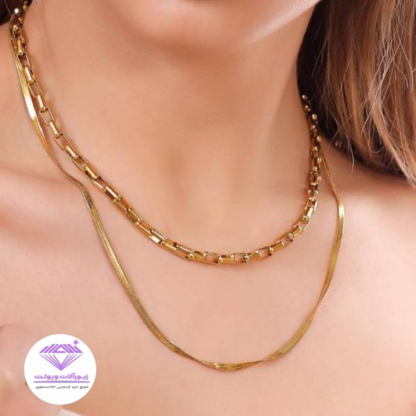 گردنی زنانه استیل | کد 20129
