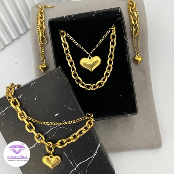 ست زنانه استیل مدل تیفانی | کد 1041