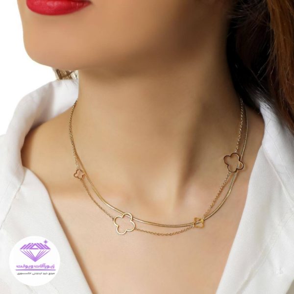 گردنبند زنانه ونکلیف | کد 20115