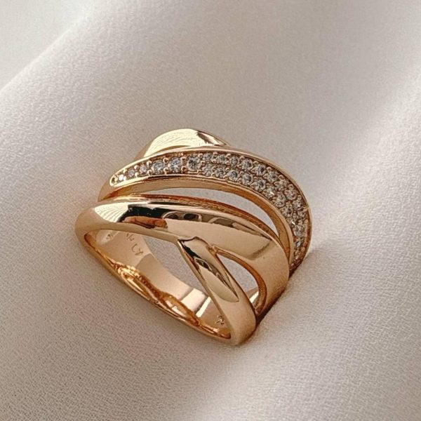 انگشتر زنانه طرح طلا ژوپینگ کد1061