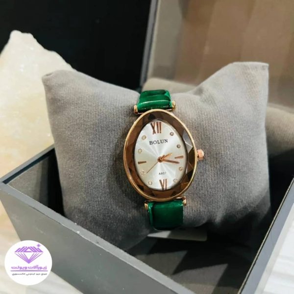 ساعت فانتزی زنانه بند ورنی | کد A807