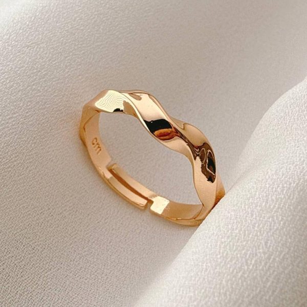 انگشتر دخترانه مد پیچ کد 1068