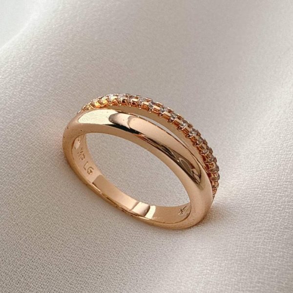 انگشتر حلقه و پشت حلقه ژوپینگ کد 1058