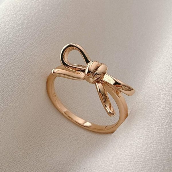 انگشتر دخترانه پاپیونی برند ژوپینگ کد 1060