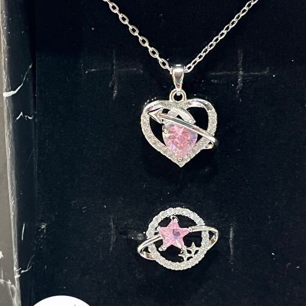 گردنبند مریخ با انگشتر ست کد 20155