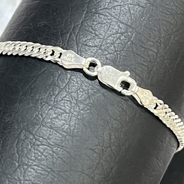 دستبند نقره کارتیر مدل ژاپنی کد072