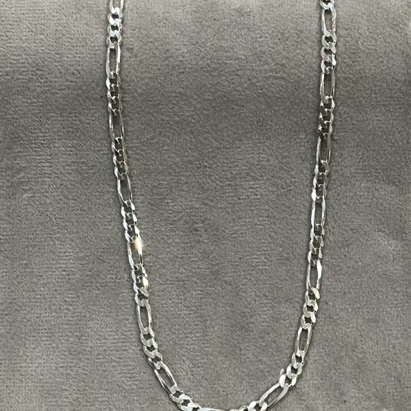 زنجیر گردنی فیگارو نقره کد 71