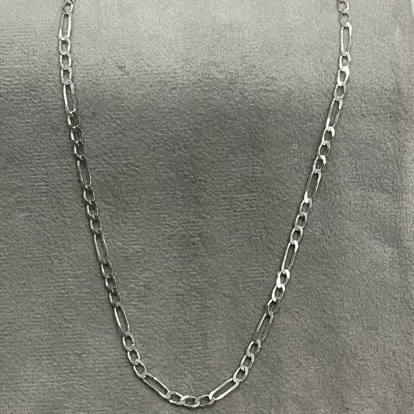 گردنبند زنجیری مدل فیگارو کد 070